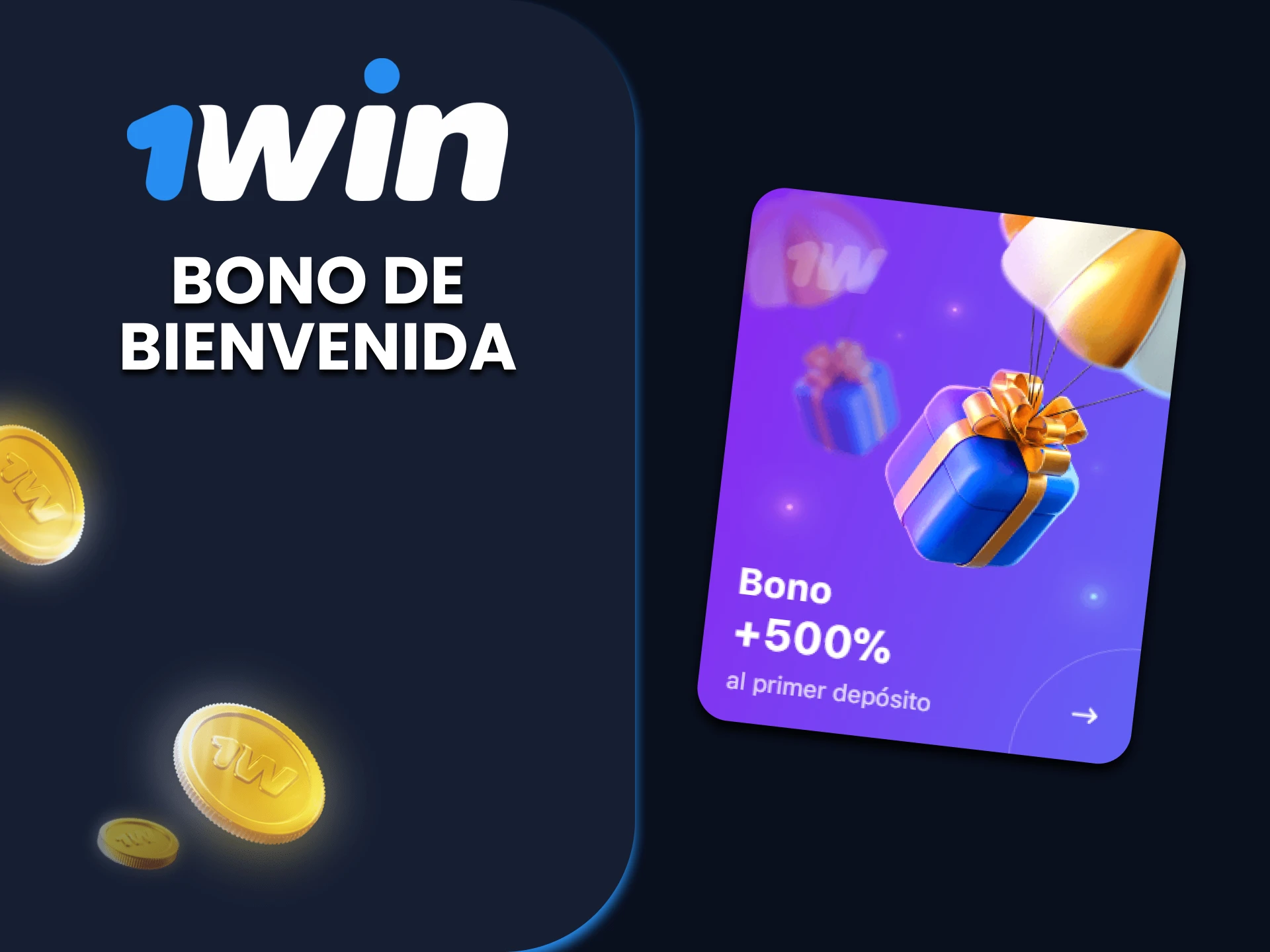 Obtén tu bono de bienvenida de 1win.