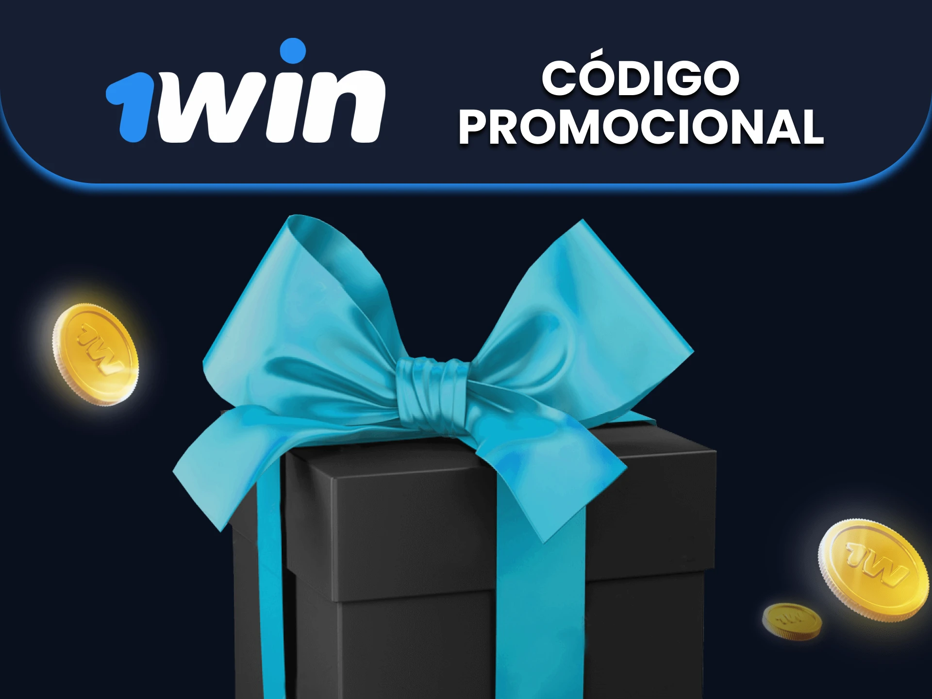1win regala un código promocional a sus usuarios.